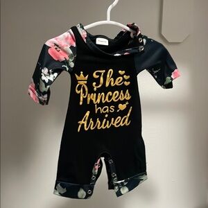 Princess Floral Baby Romper